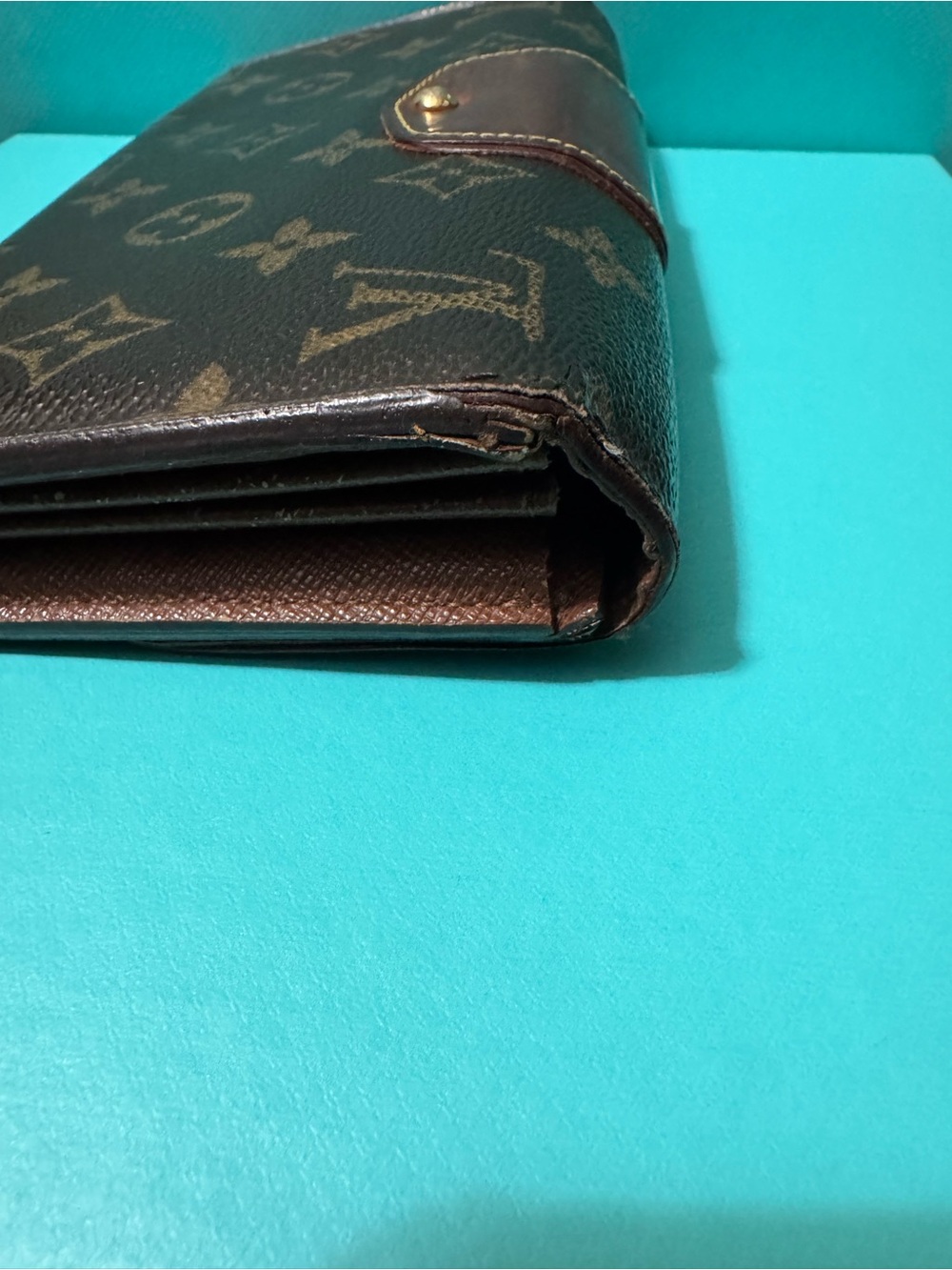 Louis Vuitton Monogram Canvas Wallet Clutch in Brown - Picture 5 of 16